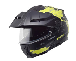 Kask szczękowy SCHUBERTH E2 ECE ATLAS YELLOW czarny żółty fluo